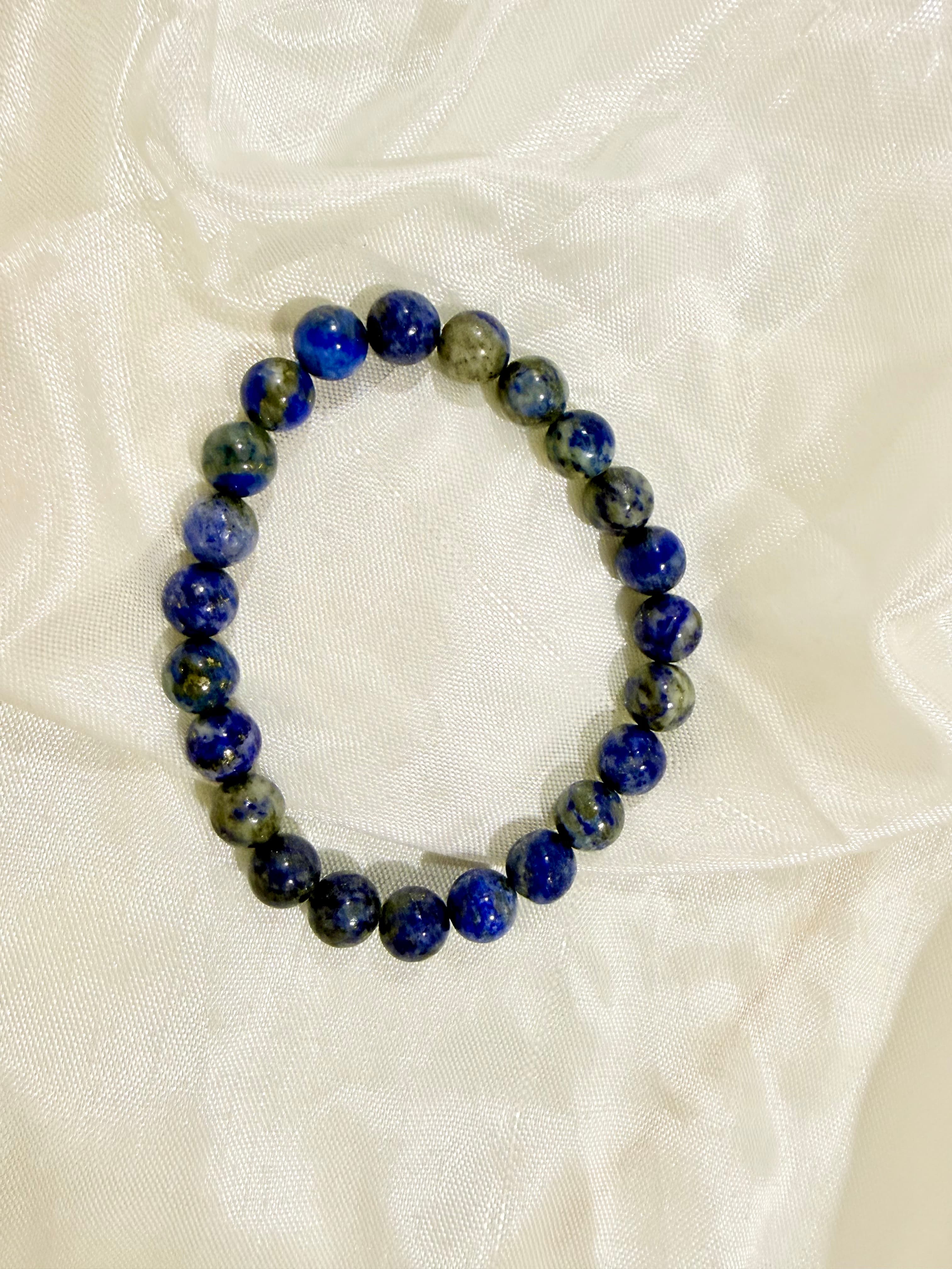 Natural AAA Kyanite Crystal Bracelet | Reiki Infused for Peace & Balance — image 1