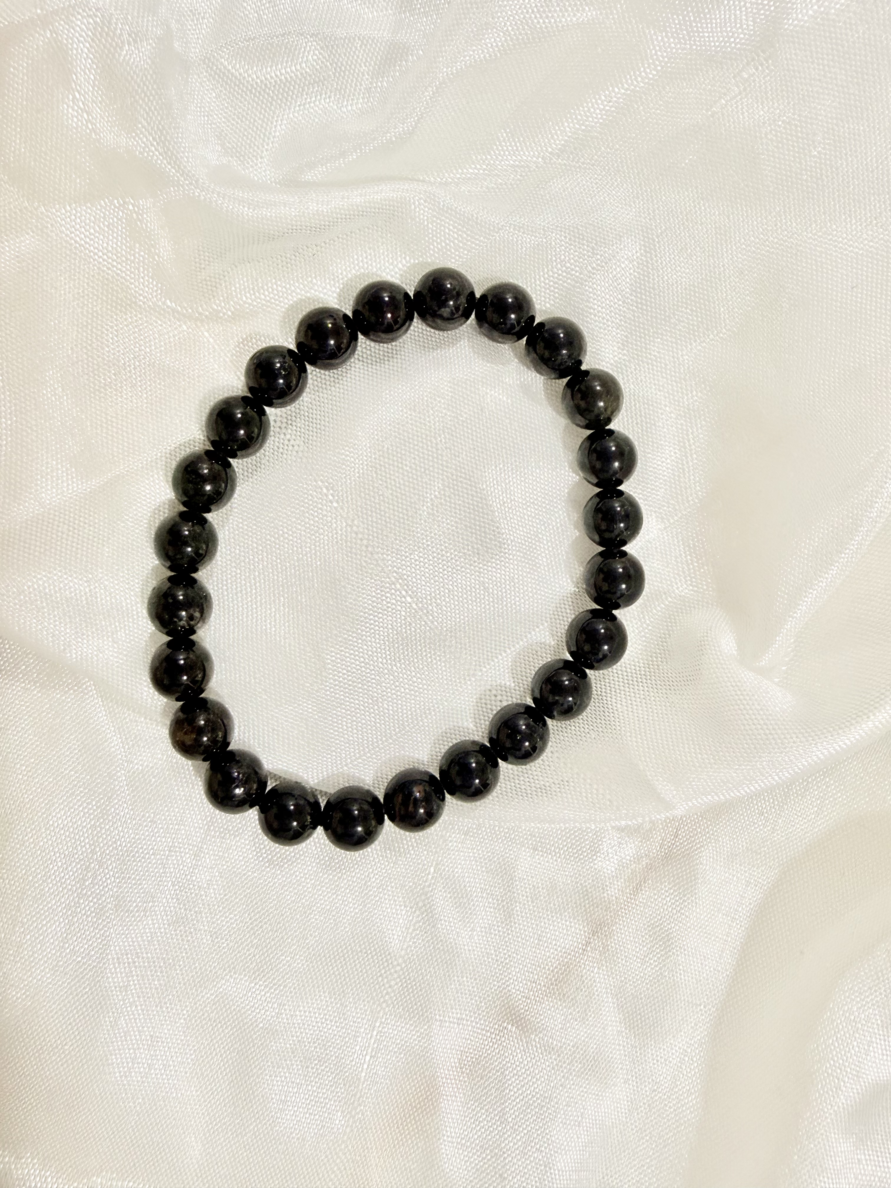 Natural Black Tourmaline Crystal Bracelet | Ultimate Protection & Grounding