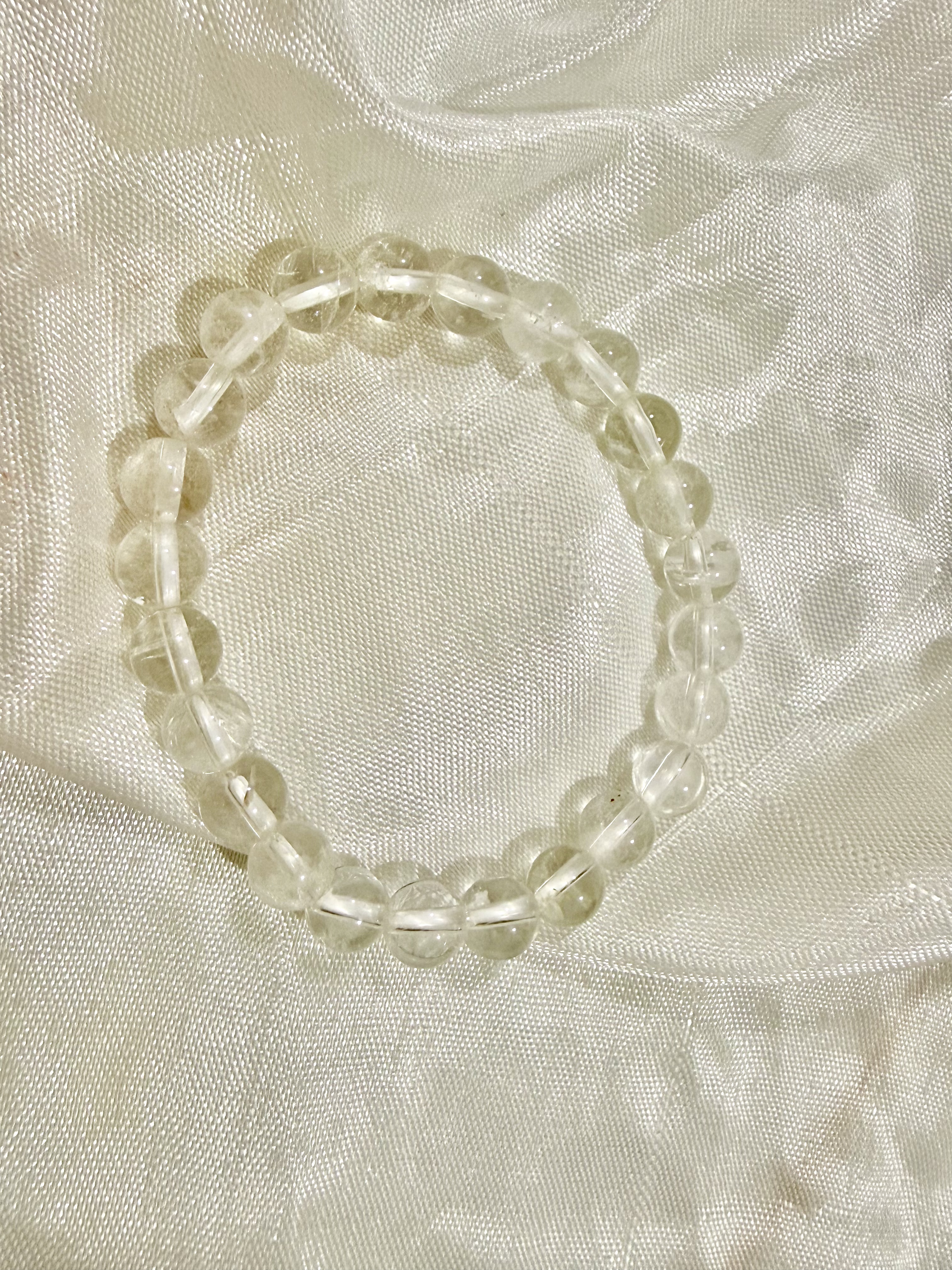 Certified Natural Rock Crystal Bracelet | Master Healer for Purity & Amplification